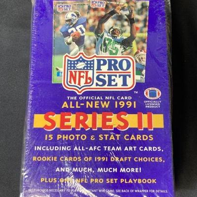 Unopened nfl pro set series ii cards