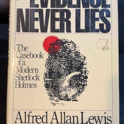 Alfred allan lewis signed the evidence never lies”