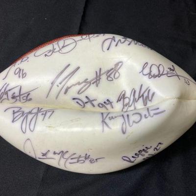 Autographed football reggie wayne and more