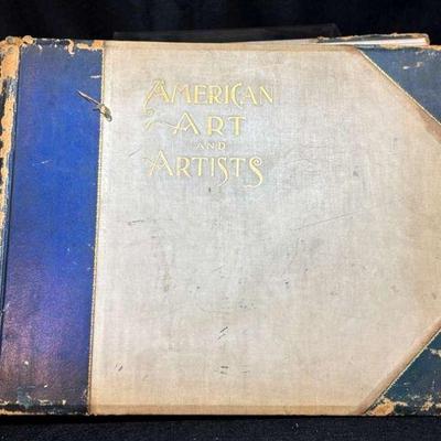 1896 book american art & artists"