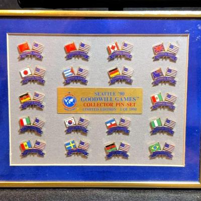 1990 seattle goodwill games collector pin set