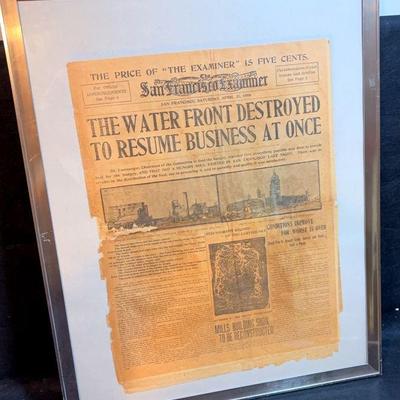 1906 san francisco examiner newspaper