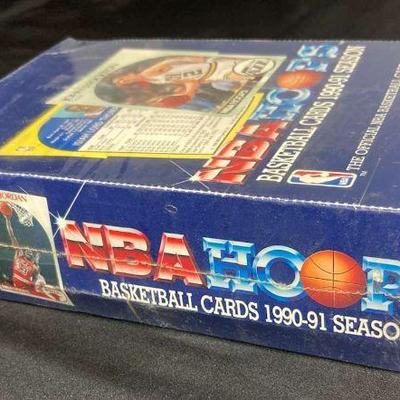 Unopened nba hoops basketball cards 1990 91 season