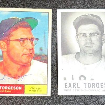 Earl torgeson signed card