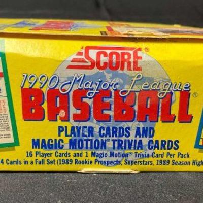 Score 1990 major league baseball cards