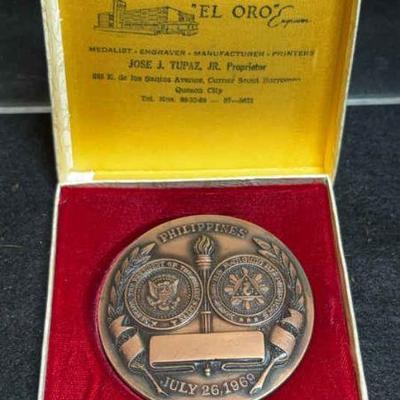 Philippines medallion by el oro” nixon & marcos