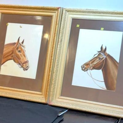 Two 1949 watercolors by anne rickard