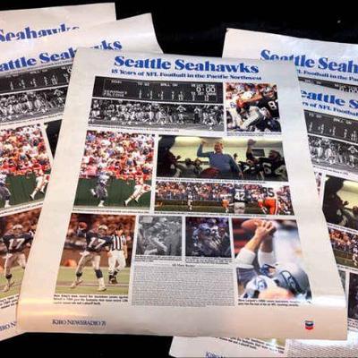 Seahawks poster 15 years of nfl football