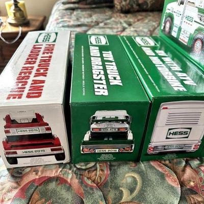 Hess Toy Truck Collection – Multiple New-in-Box Collectible Vehicles

For sale from an estate is a large vintage and modern Hess Toy...
