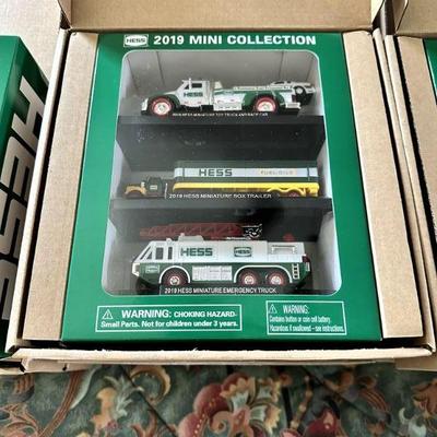 2019 Hess Mini Collection Boxed Set 
- Sealed 2019 Hess Mini Collection featuring three detailed miniature Hess vehicles in original...