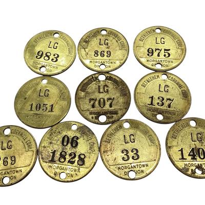 TN76 Ten Old Mining Hung Tags