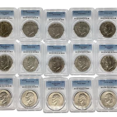 TN41 15 PCGS Graded Ike Dollar’s