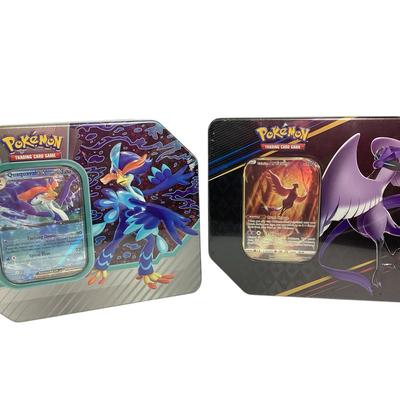 TN123 Two New Factory Sealed Pokémon Tins