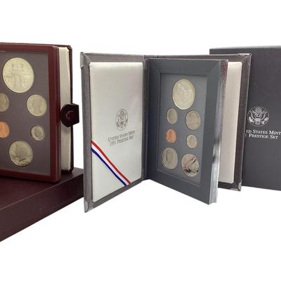 TN103 1984 & 1991 Prestige Silver US Sets