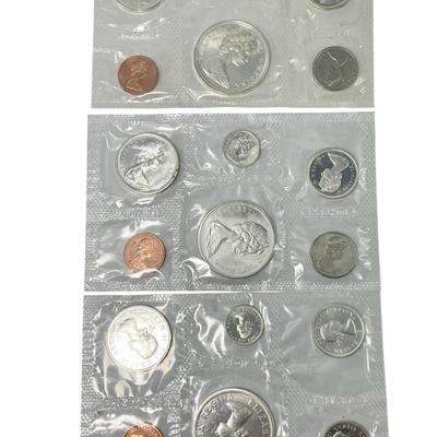 TN51 1964, 65, 66 Canada Proof Silver Sets
