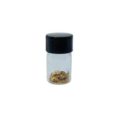 TN182  2.5 Grams Of Gold In Glass Vile
