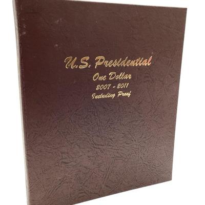 TN112 2007-2011 Presidential Dollars W/Proofs In Dansco Album