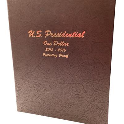 TN113 2012-2016 Presidential Dollars W/Proofs In Dansco Album