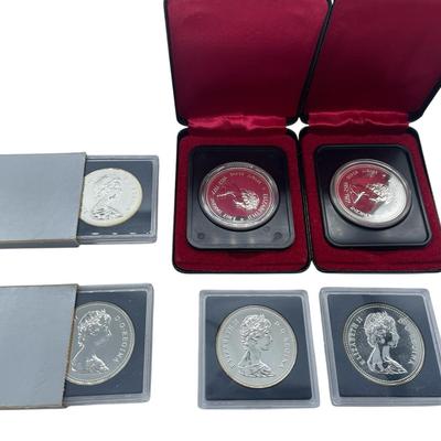 TN44 Six Silver Canada Dollars