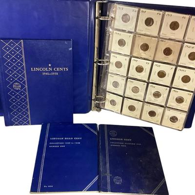TN14 Group Of Lincoln Cents In Folders