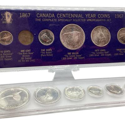 TN88 Two 1967 Silver Canada Sets