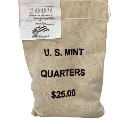 TN109 2009 Sealed District Of Columbia Qtr $25 Bag