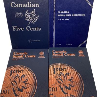 TN10 Four Canada Cent & Nikel Books