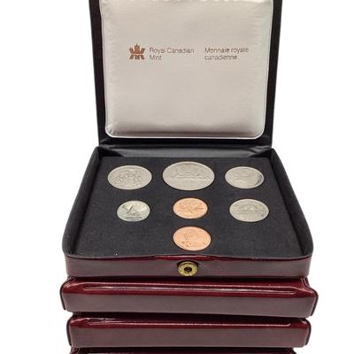 TN25 Four Royal Canadian Proof Sets
