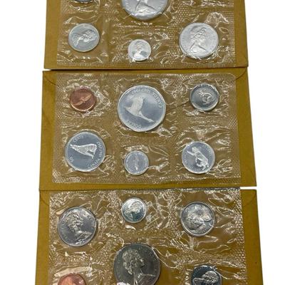 TN43 1966, 67, 68 Silver Canada Sets