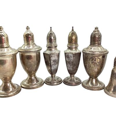 TN139 Duchin Weighted Sterling, Towle Sterling, Salt & Pepper Shakers