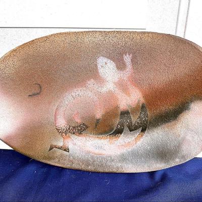 Signed 1987 Clay Salamander Bowl – 10”