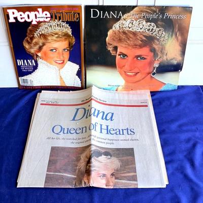 Princess Diana Tribute Collection – People Weekly, 1998 Calendar & Queen of Hearts Issue