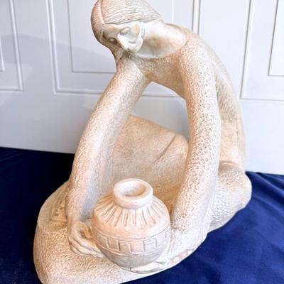 Acoma “Olla De La Vida” Sculpture by Pamela Pierce – Austin Productions 1988 (12”x12”)