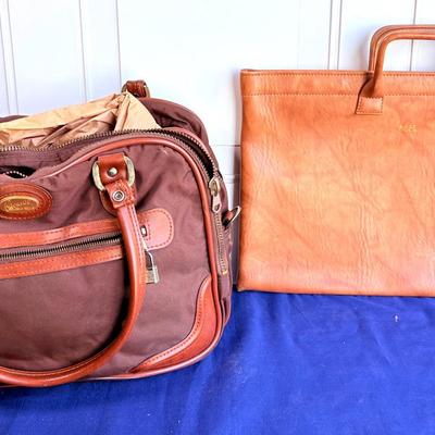 Vintage Ricardo Beverly Hills Bag & Leather Briefcase