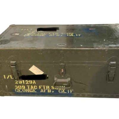 JAKA661 Vintage Military Foot Locker
