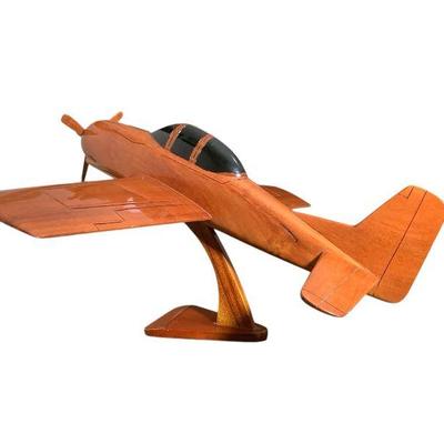 JAKA625 Model T-28 Trojan Handcrafted Model Plane	Model TT-28 Trojan training plane handcrafted with natural mahogany premium desk model.
