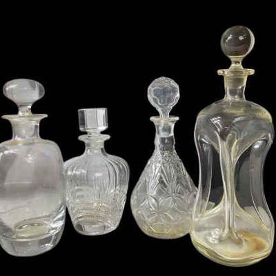 JAKA739 Vintage Mid-Century Scandanavian Decanter & More	Vintage Itolmegaard klutz glass decanter, Scandinavian mid century design,...