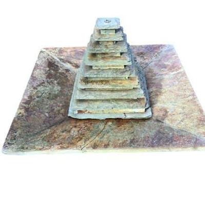 JAKA651 Zen Garden Fountain	Appears to be slate, with green and brown hues
