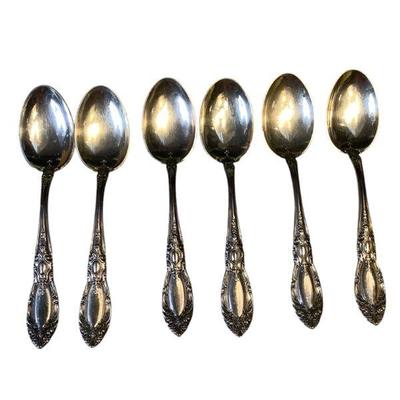 JAKA925 Sterling Silver Flatware, King Richard Pattern By Towle, Collection VI	Ornate vintage flatware.
