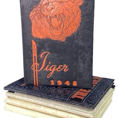 JAKA777 Vintage 1948-51 Mitchell High School Yeabooks + More	Mitchell high school yearbooks, 1948-1951
