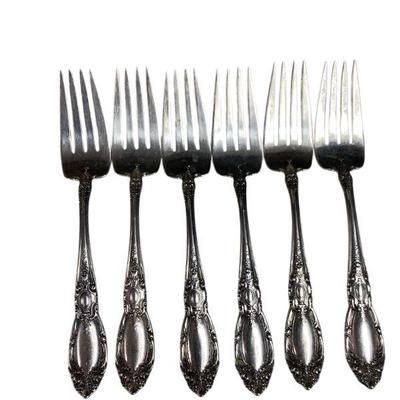 JAKA922 Sterling Silver Flatware, King Richard Pattern By Towle, Collection II	Ornate vintage flatware.
