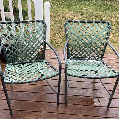 Pair Of Vintage Tamiami Chairs (Brown Jordan?)
