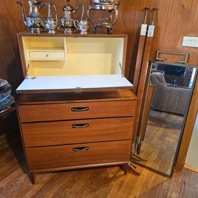 Mid Century Bar and Drawers