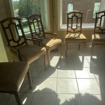 six dining room chairs