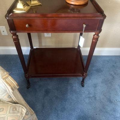 serving cart on wheels