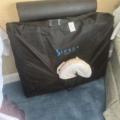 Massage table