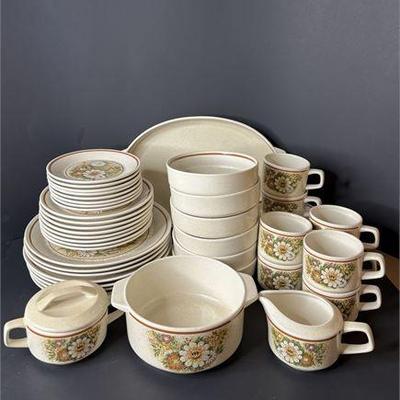 Mid Century Lenox Temper-Ware Magic Garden Dinnerware & Service Collection .jpg