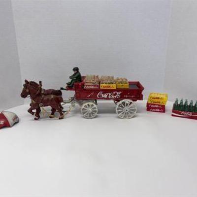 Vintage Coca-Cola Cast Iron Wagon .jpg