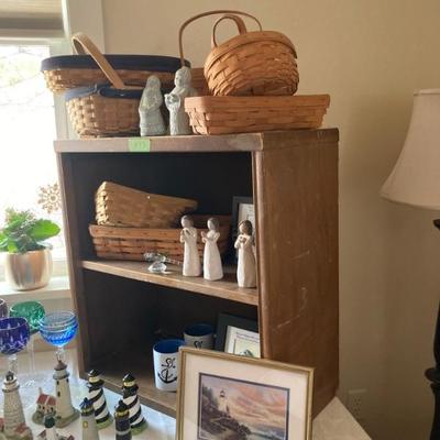 Longaberger baskets and pottery