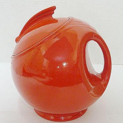HALL Chinese red glazed Cookie Jar